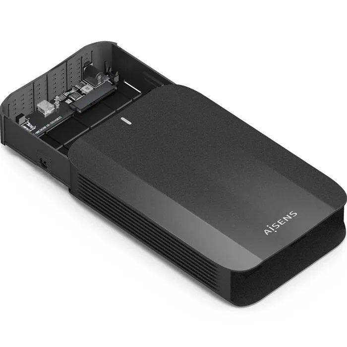 AISENS ASE-3535B Caja Externa para Disco Duro 3.5 SATA a USB-C Negro AISENS ASE-3535B Caja Externa para Disco Duro 3.5 SATA a USB-C Negro